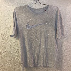 Grey Nike shirt